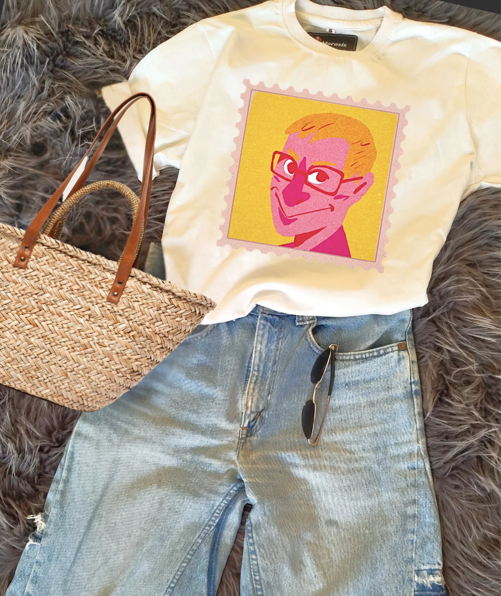 Icon-Stamped Tee