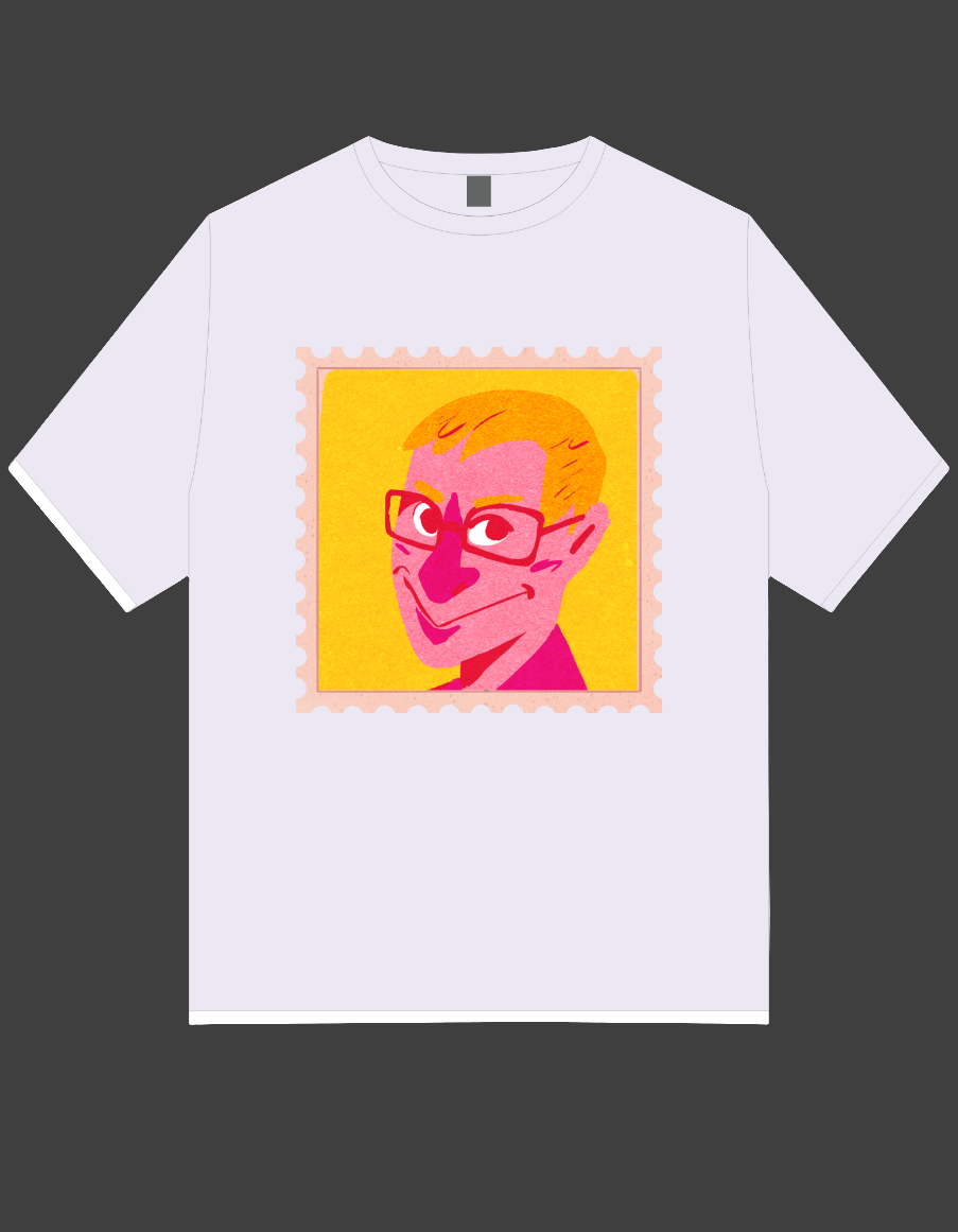 Icon-Stamped Tee